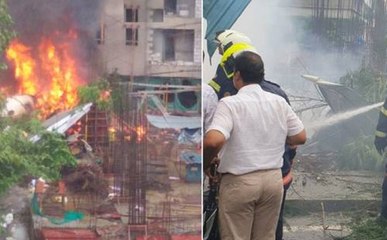 मुंबई में मौत की उड़ान, चार्टर्ड प्लेन क्रैश में 5 लोगों की मौत