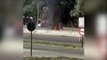 Motorista abandona veículo após ser surpreendido com fogo na BR-376, em São José dos Pinhais