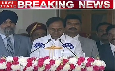 तेलंगाना: के.चंद्रशेखर राव बने दूसरी बार CM, हैदराबाद में ली शपथ