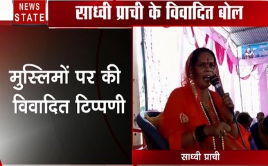 साध्वी प्राची का विवादित बयान, कहा मुसलमान कारीगरों का बनाया कांवड़ ना खरीदें कांवड़िए, देखें वीडियो