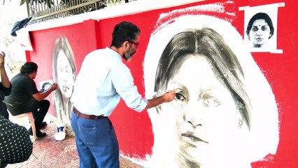 creative Painting by Art teacher