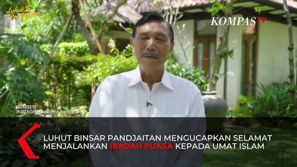 Luhut Yakin Puasa di Rumah Saja, Putus Penyebaran Covid-19