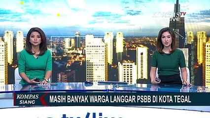 PSBB Tegal, Warga Nekat Jebol Beton Pembatas Agar Bisa Lewat