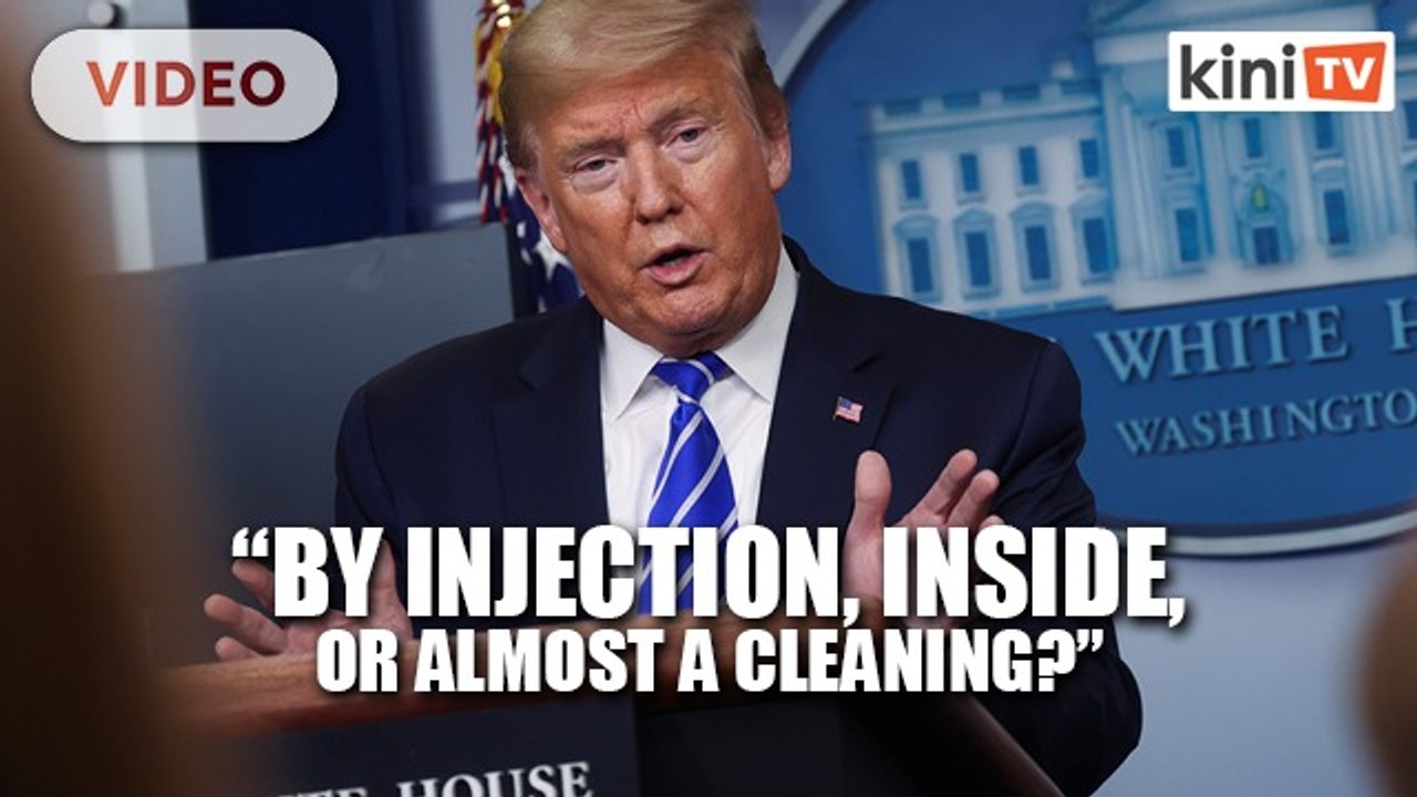 Trump suggests light, injecting disinfectant can help cure coronavirus