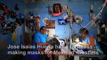 Former wrestler turns 'Lucha Libre' wrestling masks into protective masks