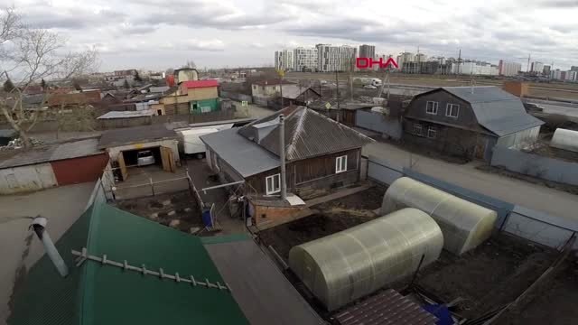 DHA DIŞ-Rusya'da karantinaya karşı drone ile kek servisi