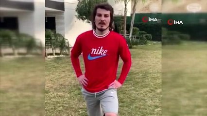 Çağlar Söyüncü'den 100 çocuğa eşofman