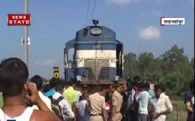 शाहजहांपुर: ट्रक से टकराई ट्रेन, बड़ा हादसा टला