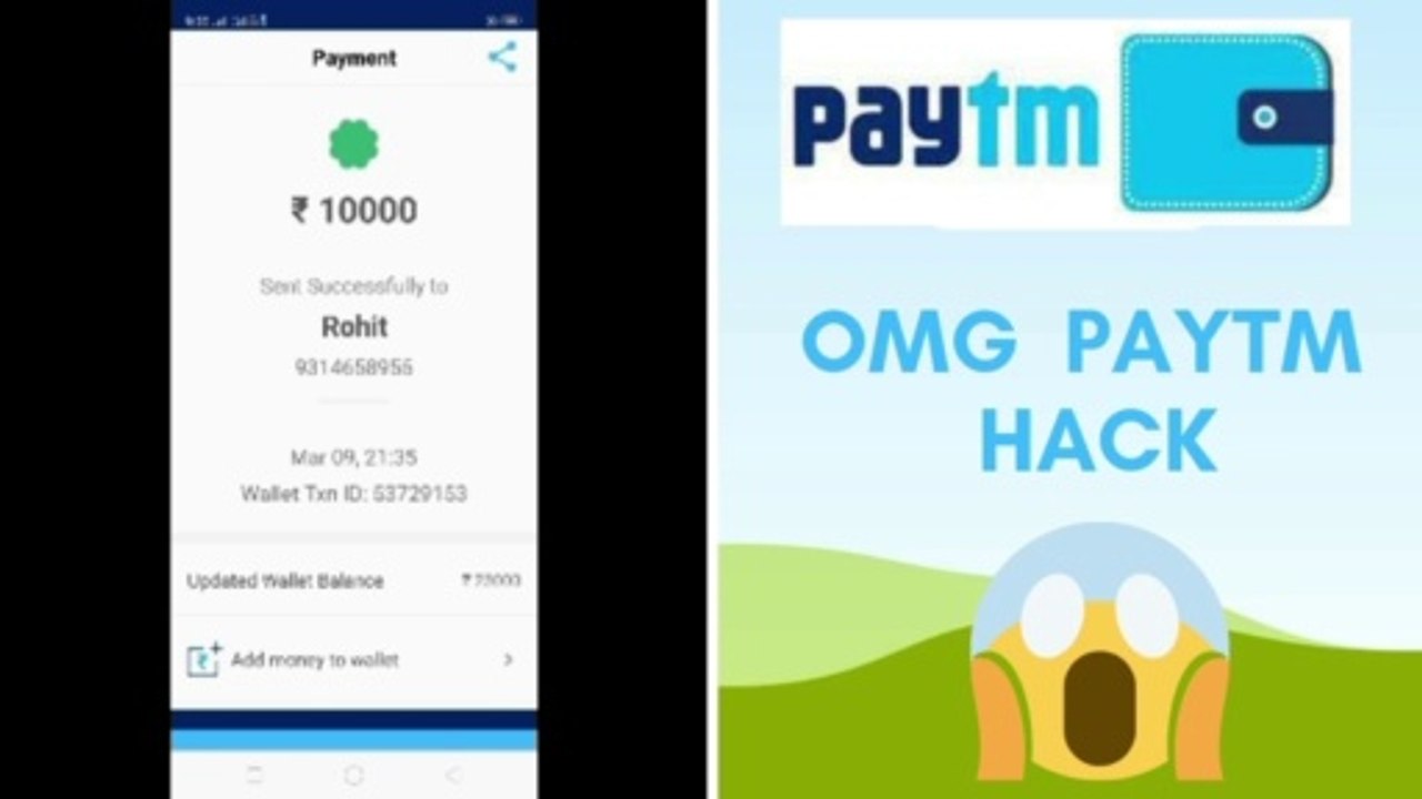 How to do Fake money transfer using paytm with proof(Prank Only).