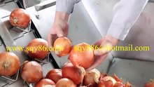 Full Automatic Yellow/Red/Purple Onion Dry Skin Different Layers Removing Machine