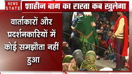 शाहीन बाग प्रदर्शनकारियों से तीसरी बार भी बेनतीजा रही वार्ताकारों की बातचीत, सड़क से हटने को नहीं राजी