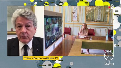 Coronavirus : l’impact économique estimé "aux alentours de 7,5 % du PIB" dans l’UE, selon Thierry Breton