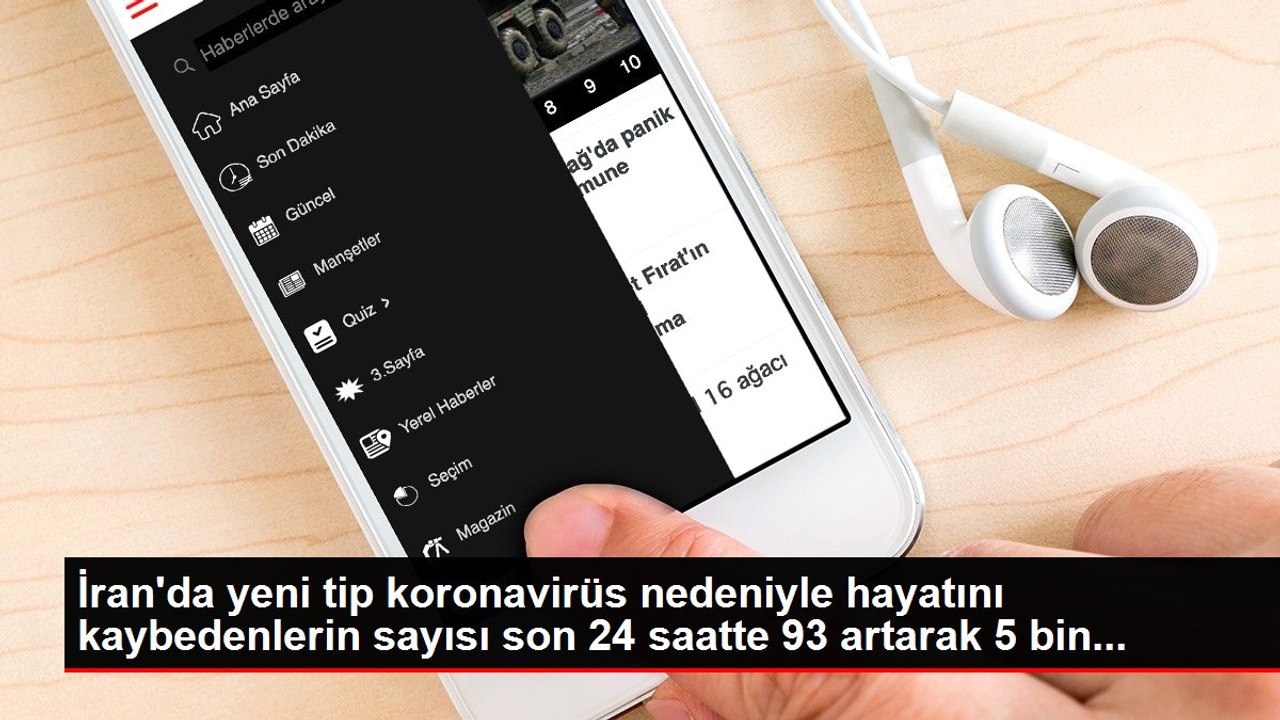 İran'da yeni tip koronavirüs nedeniyle hayatını kaybedenlerin sayısı son 24 saatte 93 artarak 5 bin...