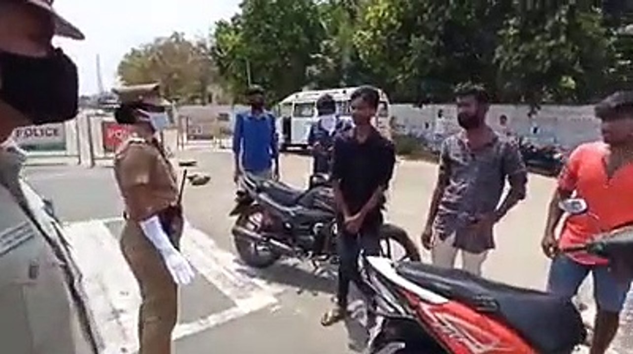 In Chennai India, people without mask -Watch this till end