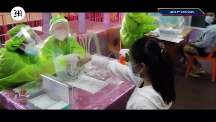 WATCH:  Community Based Rapid Testing at the Gen. Licerio Geronimo Elementary School in Manila