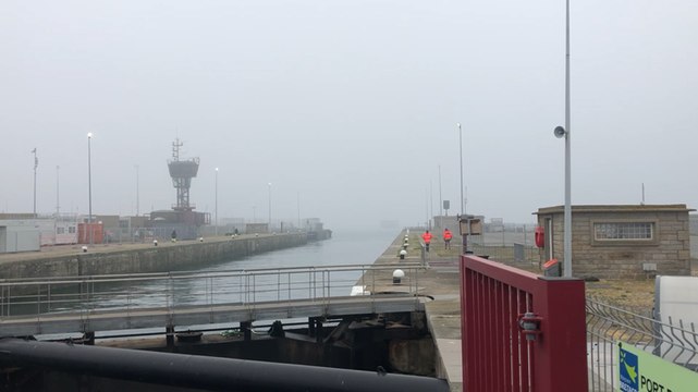 Deux navires de croisière amarrés quai Vauban