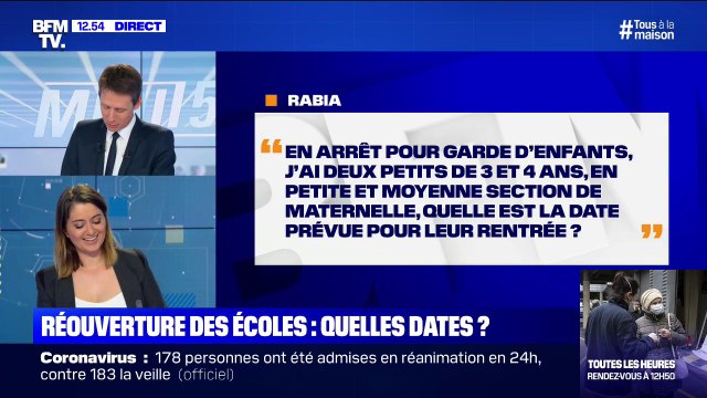 Quelle est la date prévue de rentrée pour les maternelles? BFMTV répond à vos questions