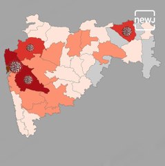 Covid 19 :  Coronavirus Hotspots in Maharashtra State