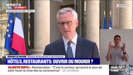 Bruno Le Maire annonce un renforcement du fonds de solidarité avec une aide pouvant aller "jusqu'à 10.000 euros"