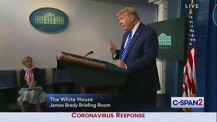 Trump: Hastalara temizlik malzemeleri enjekte edebiliriz