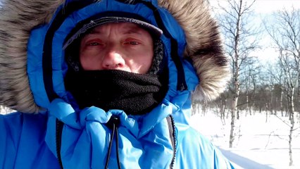 Laisvall Arjeplog ; voyage en traineau à chien en Suède 3