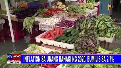 Inflation sa unang bahagi ng 2020, bumilis sa 2.7%