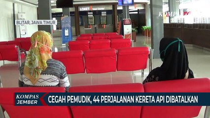 Cegah Pemudik, 44 Perjalanan Kereta Api Dibatalkan