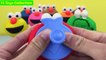 Play Doh Elmo Lollipop with Angry Birds Star Wars Sesame Street Cookie Monster Molds Fun for Kids