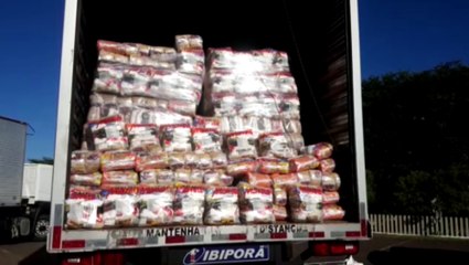 Município recebe doação de três mil cestas básicas