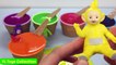 Fun Learning Colours with Slime Surprise Toys Teletubbies