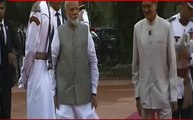 PM Narendra modi Oath Ceremony: Narendra Modi शपथ लेने के लिए राष्ट्रपति भवन पहुंचे