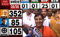 Lok Sabha Election Result 2019 : सबका साथ, सबका विकास और यह हो गया सबका विश्वास - Sadhvi Pragya