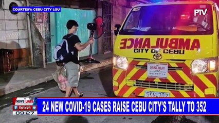 24 new CoVID-19 cases raise Cebu City's tally to 352
