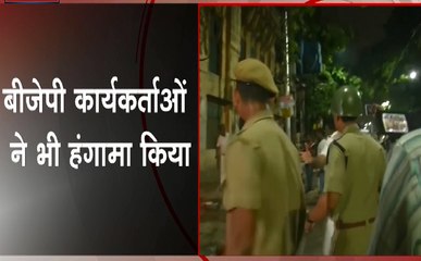 कोलकाता में अमित शाह के रोड शो के दौरान हुआ हंगामा