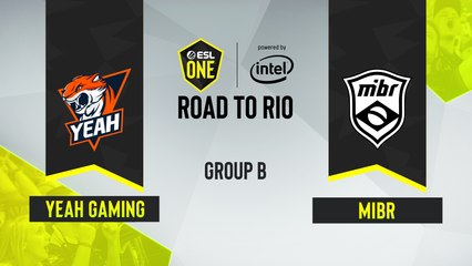 CSGO - MIBR vs. Yeah Gaming [Mirage] Map 2 - ESL One Road to Rio - Group B - NA