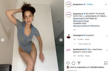 Bella Hadid stars in FaceTime campaign for Jacquemus