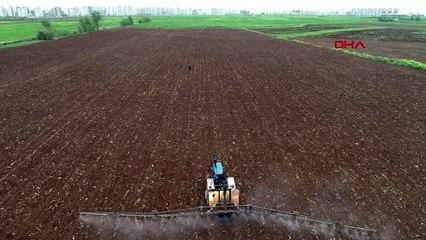 Diyarbakır'da koronavirüse rağmen tarımda üretim sürüyor
