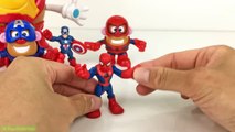 Mr Potato Head Mixable Mashable Heroes Captain America Iron Man Hulk Star Wars
