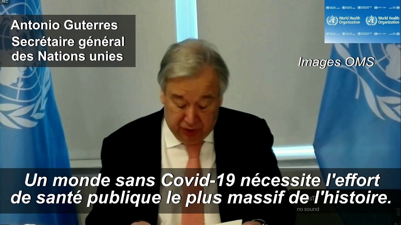 Coronavirus: Guterres (ONU) réclame "l'effort de santé publique le plus massif de l'histoire"