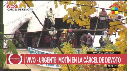 Fuego y piedras en la cárcel de Devoto | Los presos denuncian casos de coronavirus