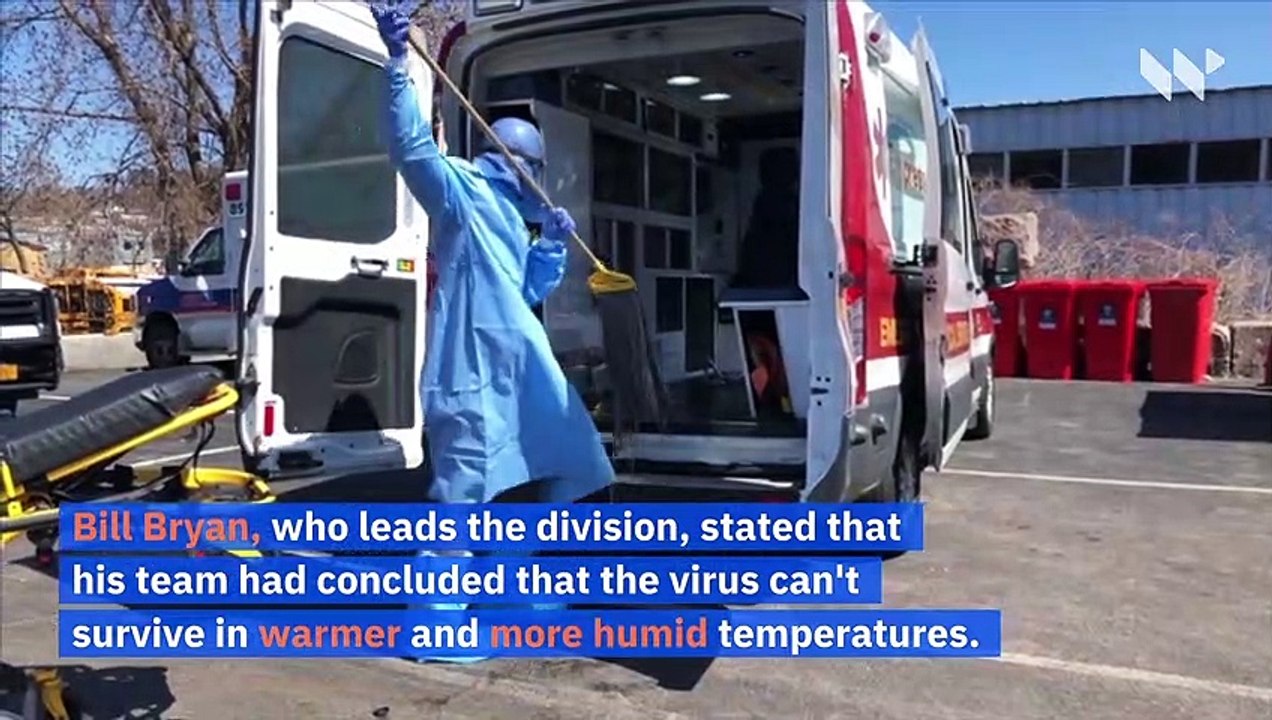 Trump Suggests Injecting Disinfectant to Combat Coronavirus