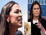 AOC hits back in Twitter spat with Sarah Huckabee Sanders