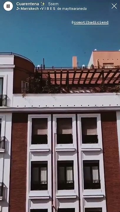 Alexia Rivas, la acompañante de Alfonso Merlos, pasa la cuarentena con una amiga