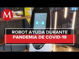 Crean robot para detectar casos sospechosos de covid