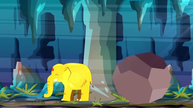 Learn colors Vlog Discover dinosaur fossils The baby elephant fell into the ground this time