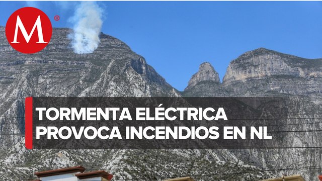 Se registran incendios forestales en Nuevo León