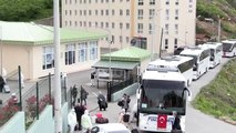 Hollanda'dan getirilen Türk vatandaşları yurtta karantinaya alındı