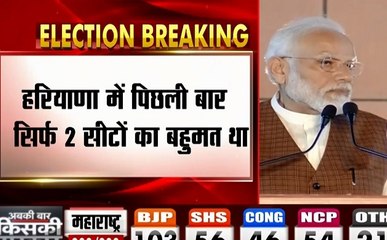 Narendra Modi Speech: महाराष्ट्र- हरियाणा की जनता का आशीर्वाद, हरियाणा में 10 सीटों की जीत बड़ी जीत