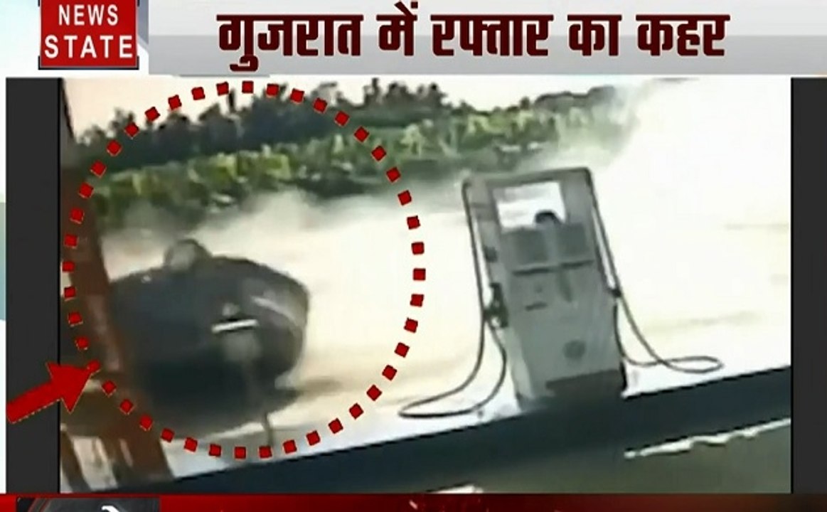 40 Khabrein: गुजरात में रफ्तार का कहर, हवा में कई फीट उछली कार