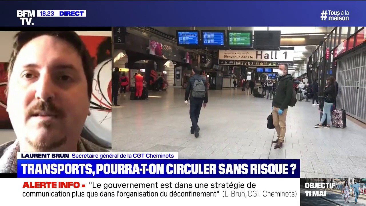 Laurent Brun sur les masques: "Ce n'est pas parce que je me suis retourné un slip sur la tête que je suis protégé"